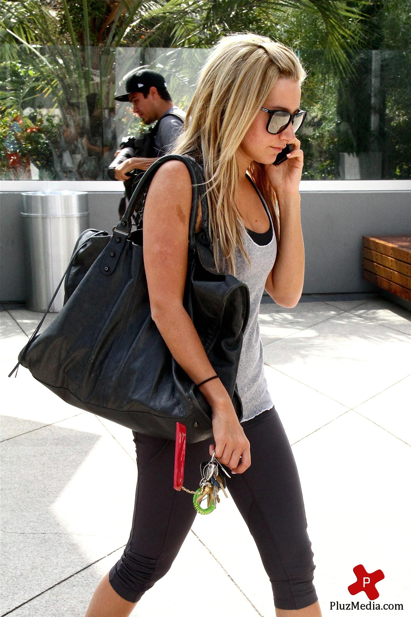 Ashley Tisdale is seen heading to the gym | Picture 84067